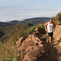 at the top