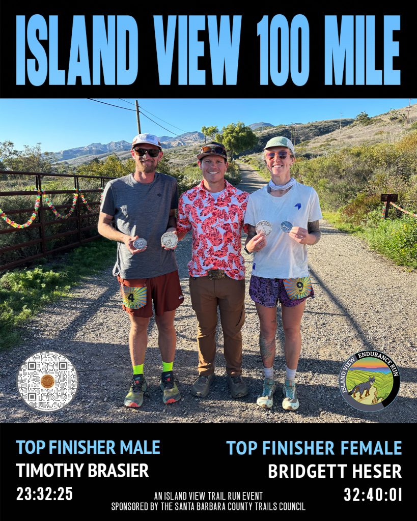 Inagural 100-mile endurancr run winners